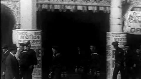 Street Scene on the Barbary Coast (Kearny Street, San Francisco, California)