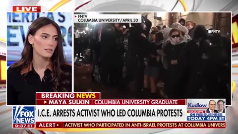 ICE intervenes against a Columbia anti-Israel demonstrator || Ronaldo Trumpo Jr.