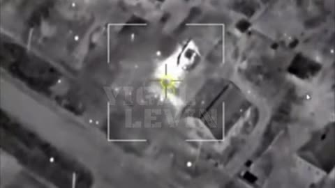 Drone with Laser Designator Sets Targets for Ukrainian Airstrikes