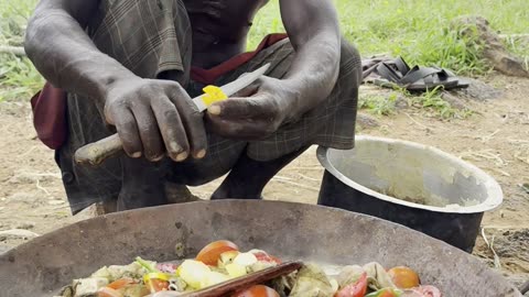 So delicious soup (Hadzabe Tribe) makes without any spices from from market all are natural