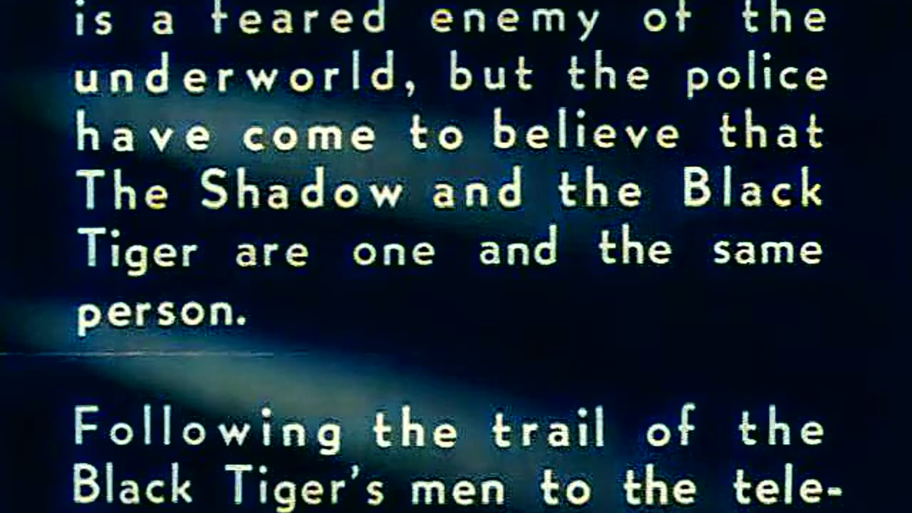 The Shadow - 1940 Cinema Serial Ep. 03 The Shadow's Peril