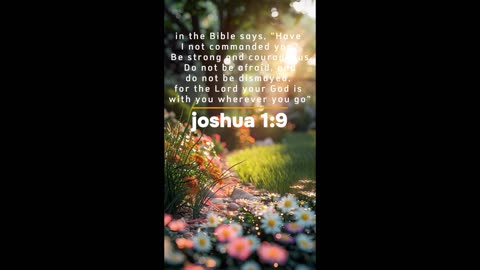 Joshua 1:9