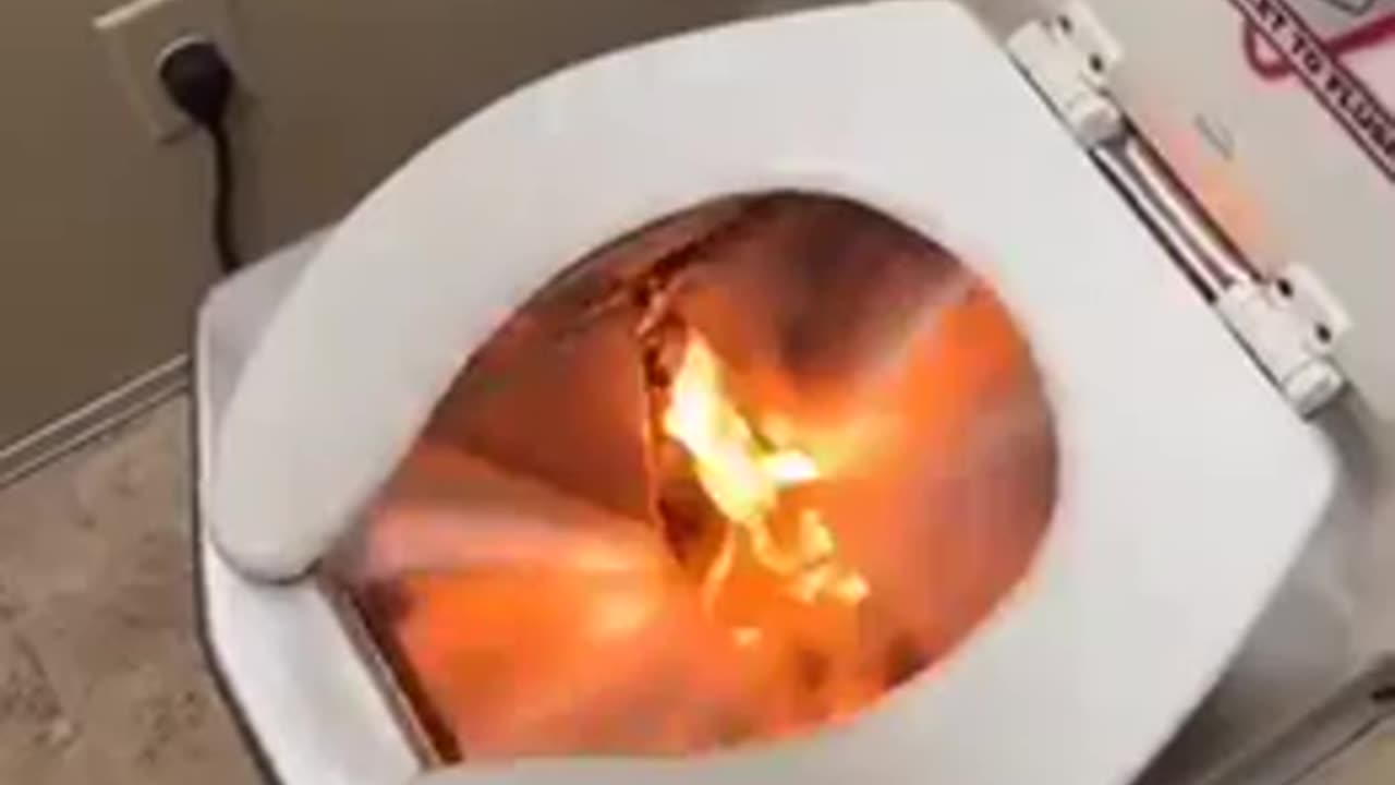 The new electric climate change toilet will burn your sh"t instead of flushing it