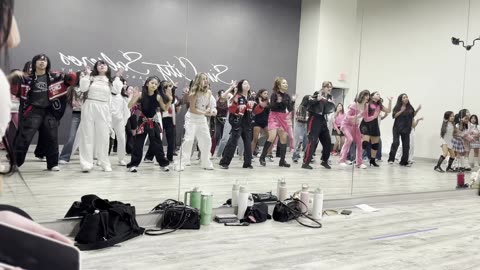 Alex and Rose Dance Practice with BlackPink Team