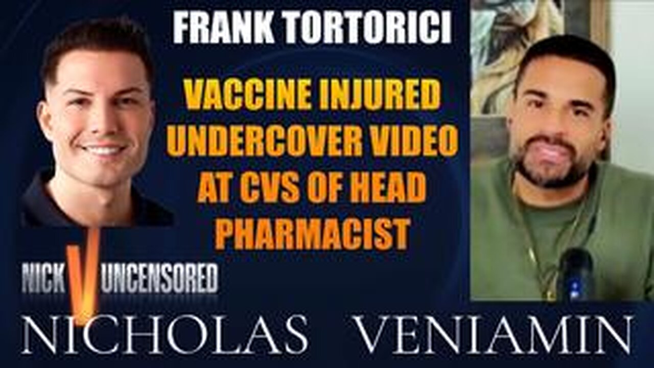 Frank Tortorici Discusses Undercover Video at CVS of Head Pharmacist with Nicholas Veniamin