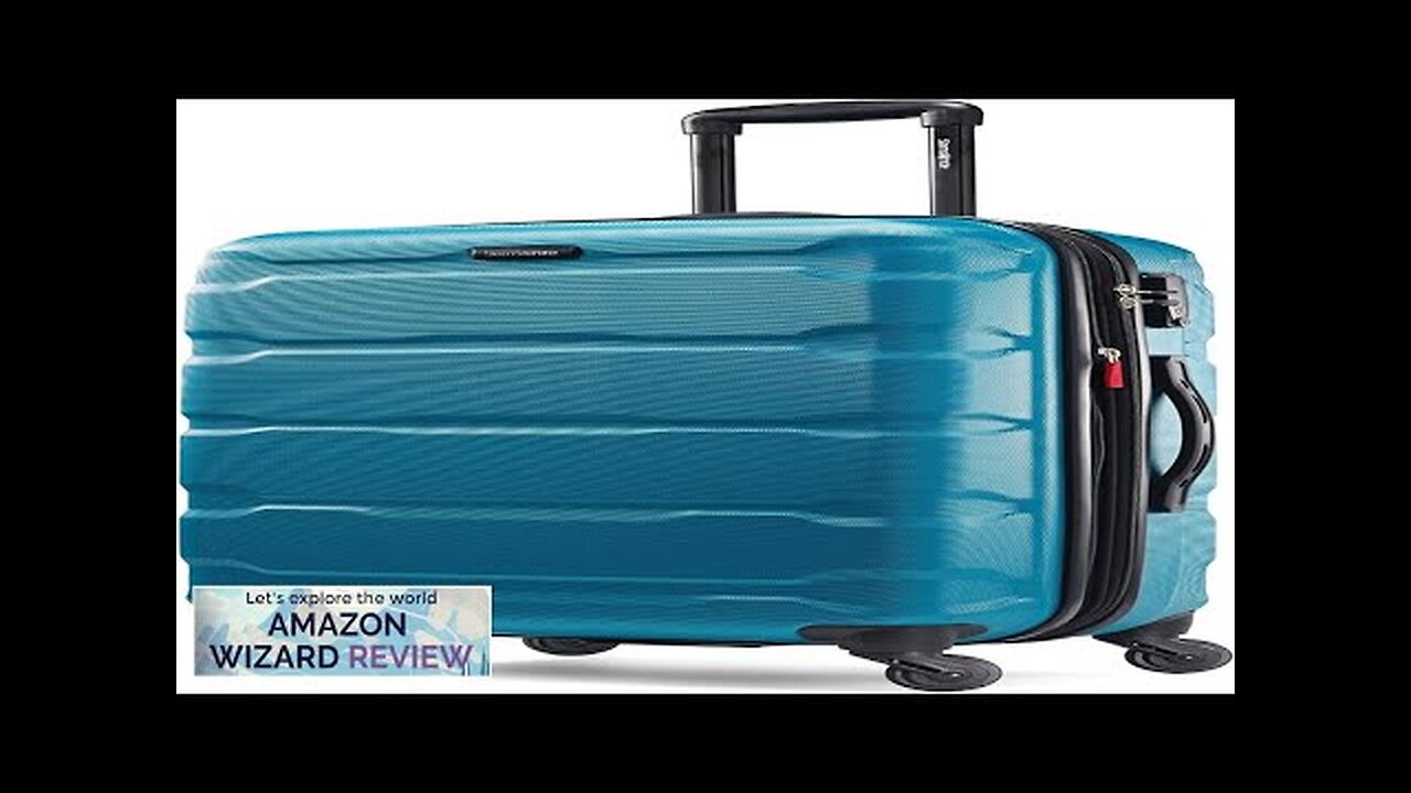 Samsonite Omni PC Hardside Expandable Luggage with Spinner Wheels Checked-Medium 24-Inch Review