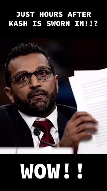 Hours after Cash is sworn in.