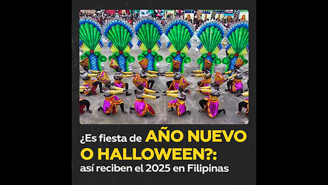 Decenas de ‘criaturas sobrenaturales’ dan la bienvenida al 2025 en Filipinas