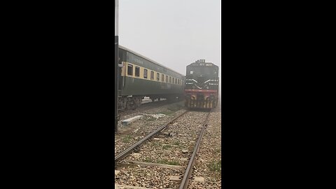 Karakoram Express Train Piercing Through Fog