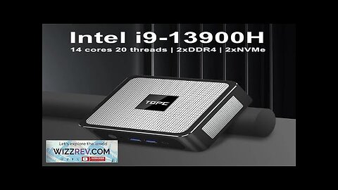 Topton TOPC Mini PC 13th Gen Intel Core i9 13900H i7 13700H Review