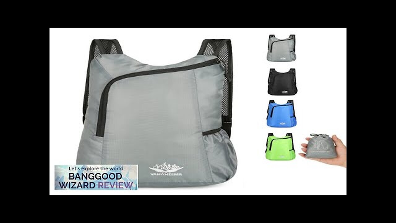 Outdoor Folding Bag Lightweight Waterproof Travel Bag Fitness Sports Backpack Large Capacity Review