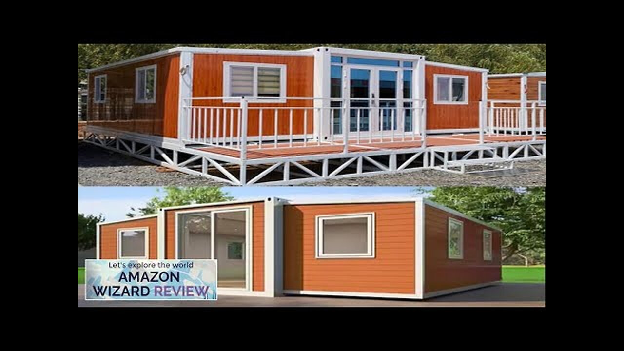 Portable Prefabricated House to Live in Tiny Home Mobile Expandable Prefab Foldable Review