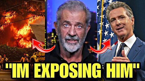 Gavin Newsom Panics After Mel Gibson Reveals Shocking Truth About "Hollywood Fires."