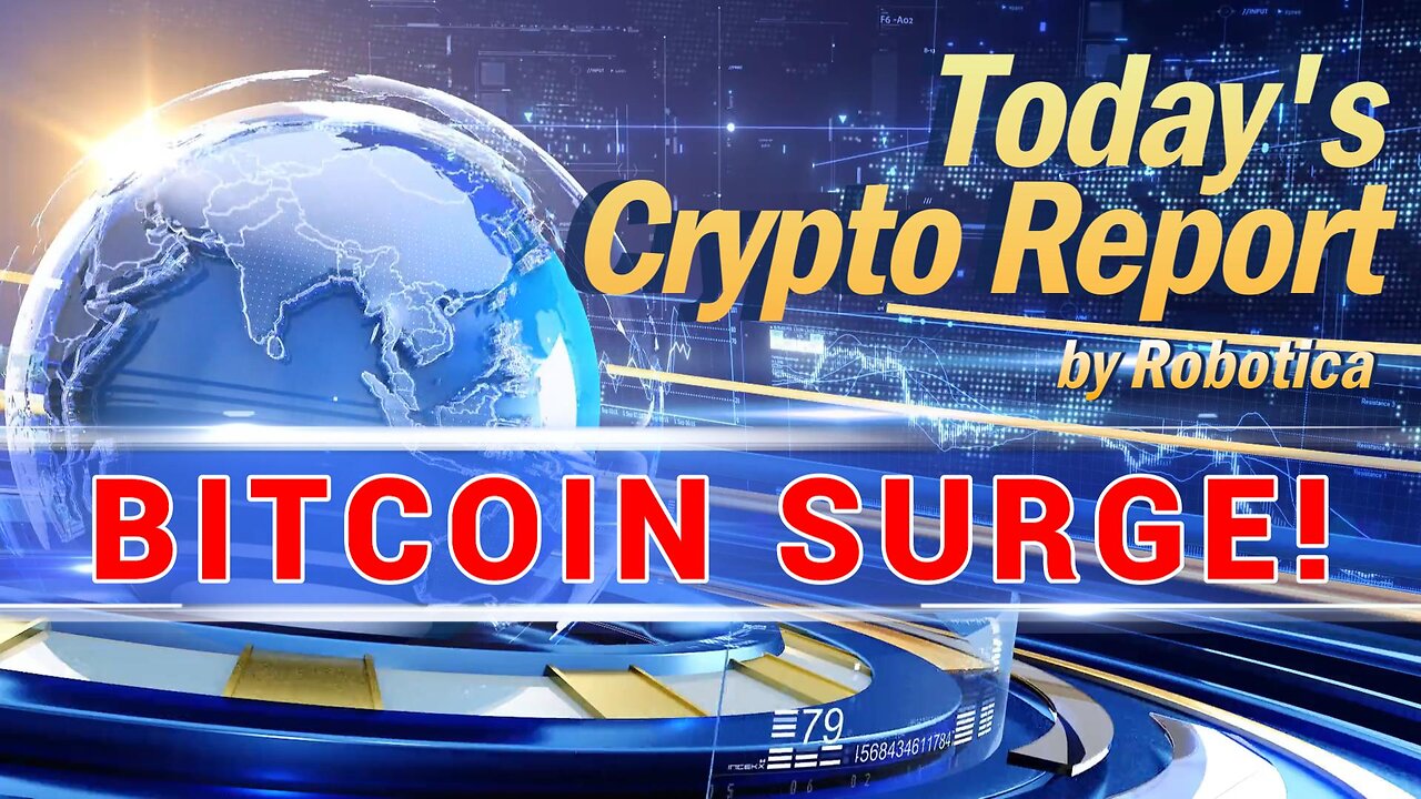 Todays Crypto Report - Bitcoin REBOUNDS!!