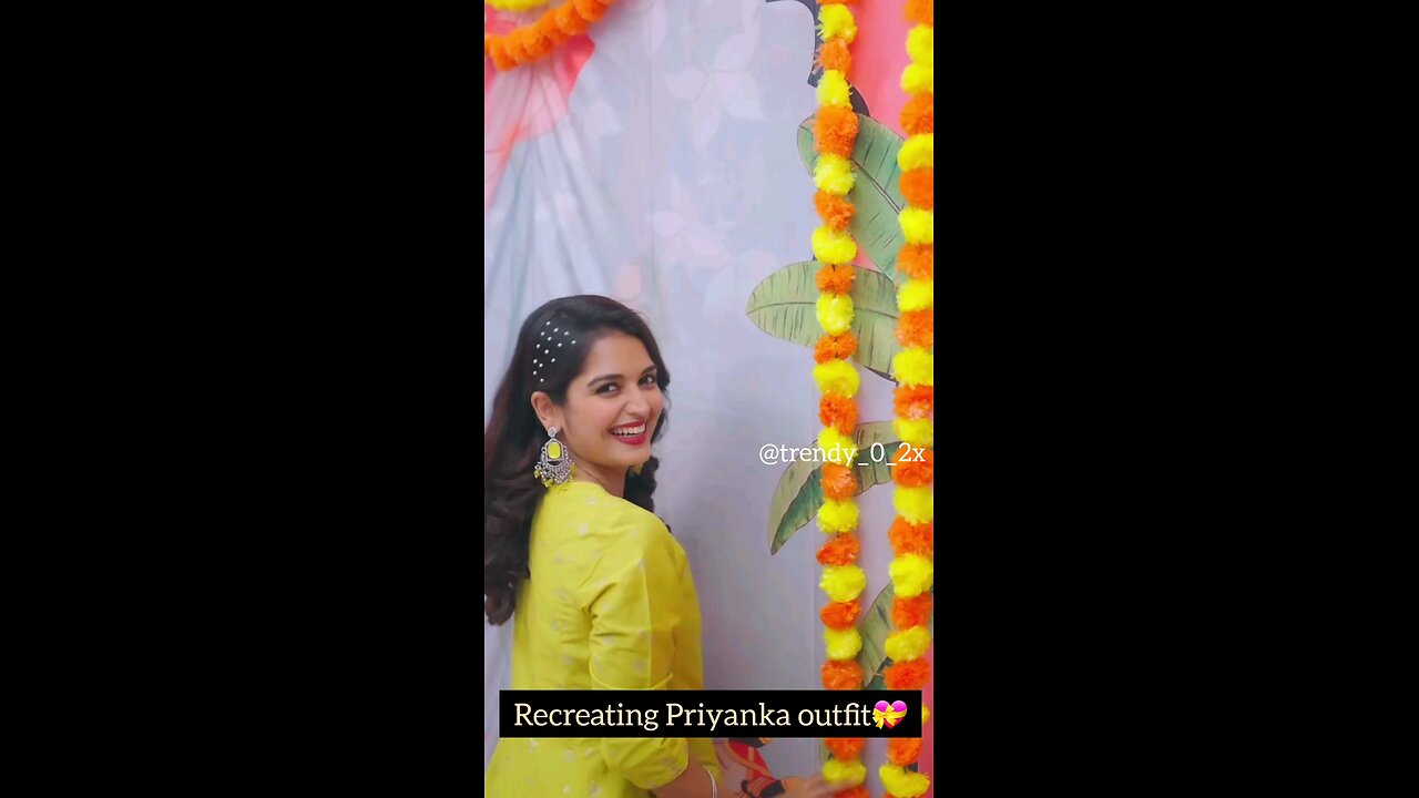 Recreating Priyanka outfit 💝