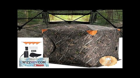 VEVOR Hunting Blind 270° See Through Ground Blind 2-3 Person Pop Review