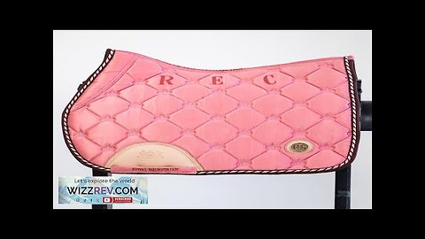 ROYAL EQUESTRIAN JUMP SADDLE PAD PINK FULL Review