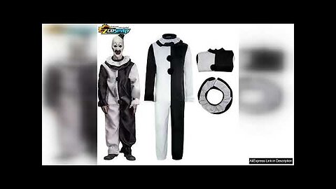 Art The Clown Cosplay Movie Terrifier 2 Art The Clown Cosplay Costume Review