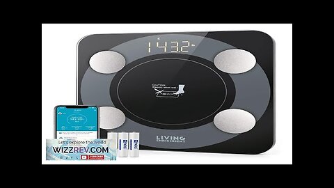 Living Enrichment Bluetooth Scale for Body Weight Smart Body Fat Weight BMI Review