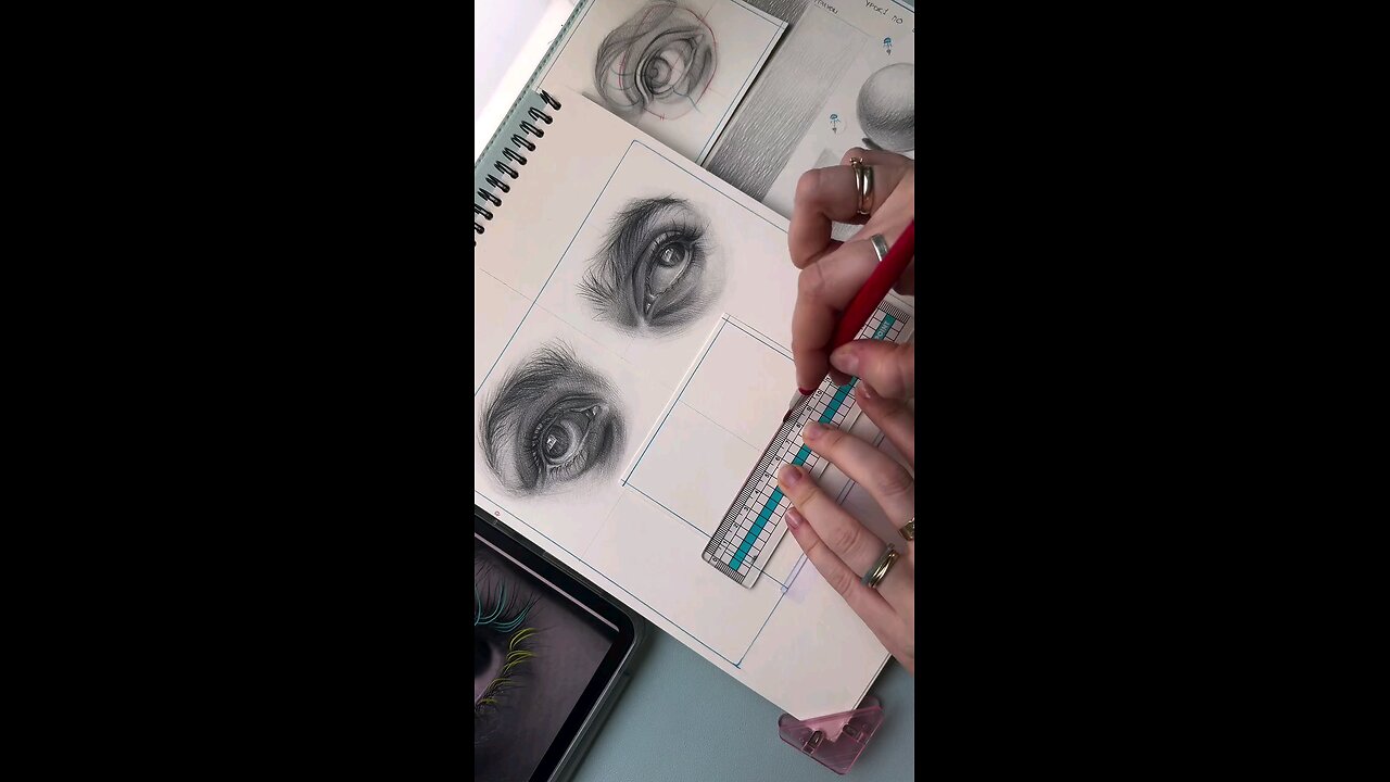 Drawing Realistic eyes ✍️