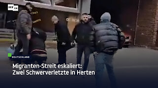 Migranten-Streit eskaliert: Zwei Schwerverletzte in Herten