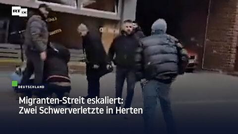 Migranten-Streit eskaliert: Zwei Schwerverletzte in Herten