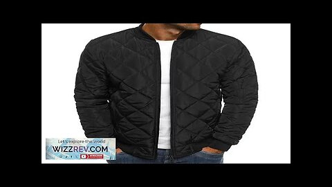 Men's Down Jacket Lightweight Puffer Male Padded Coats Collared Parkas Short Padding Review