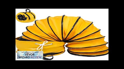 VEVOR 25ft Ducting Hose PVC Flexible Duct Hosing for 12inch Utility Blower Review