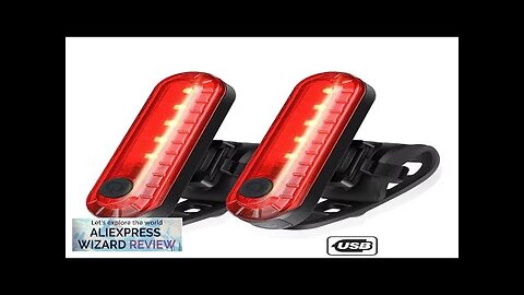 Rear Bike Tail Light USB Rechargeable Red Ultra Bright Taillights Fit On Review