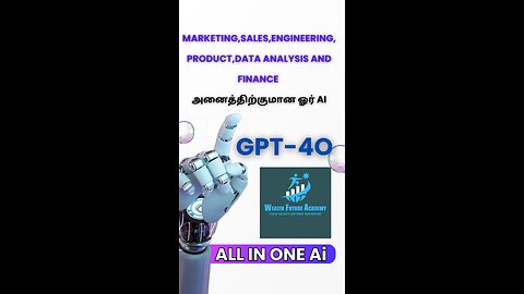 Marketing,Sales,Engineering,product,Data analysis and Finance அனைத்திற்குமான ஓர் Ai