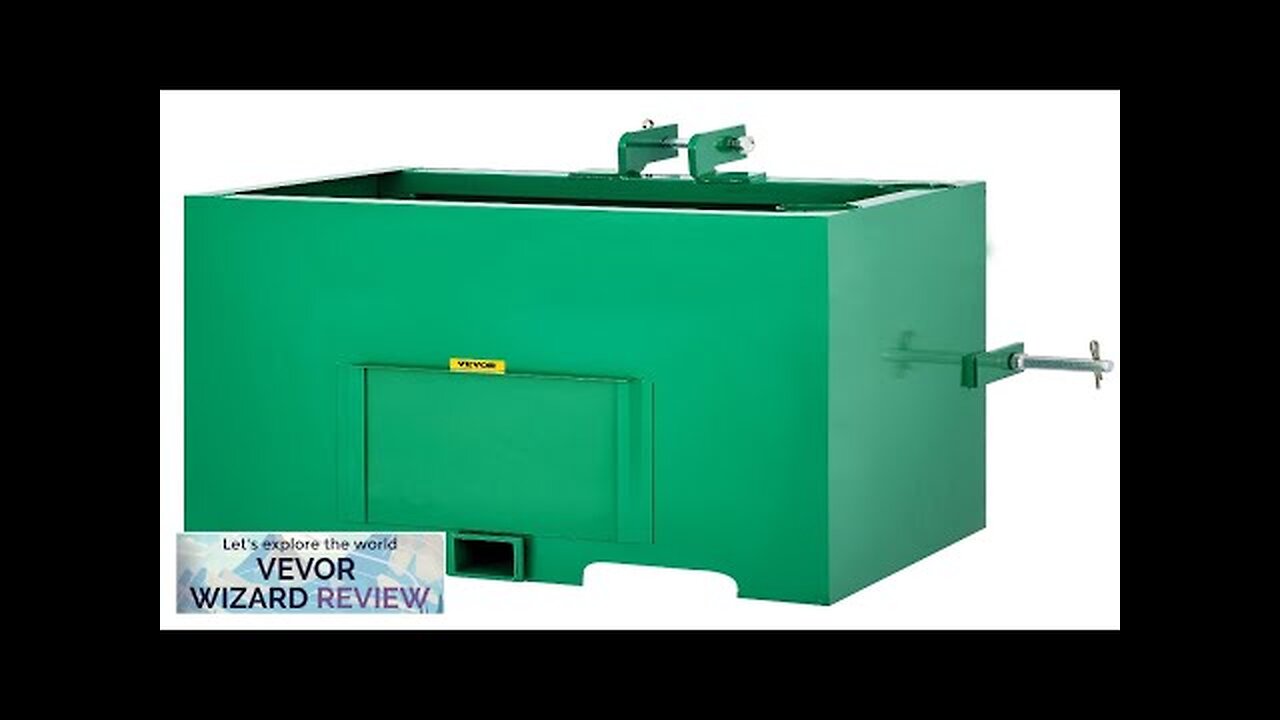 VEVOR 3 Point Ballast Box 800lbs Capacity Hitch Ballast Box Standard 2'' Review