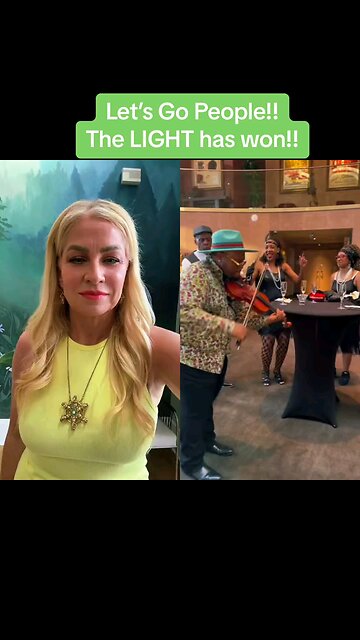 let's go to people the light has won