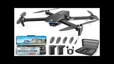 GPS Drone with 4K Camera for Adults Brushless Motor Foldable FPV RC Review