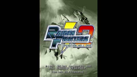 Raiden Fighters 2 Arcade Game, Seibu Kaihatsu 1997, Longplay