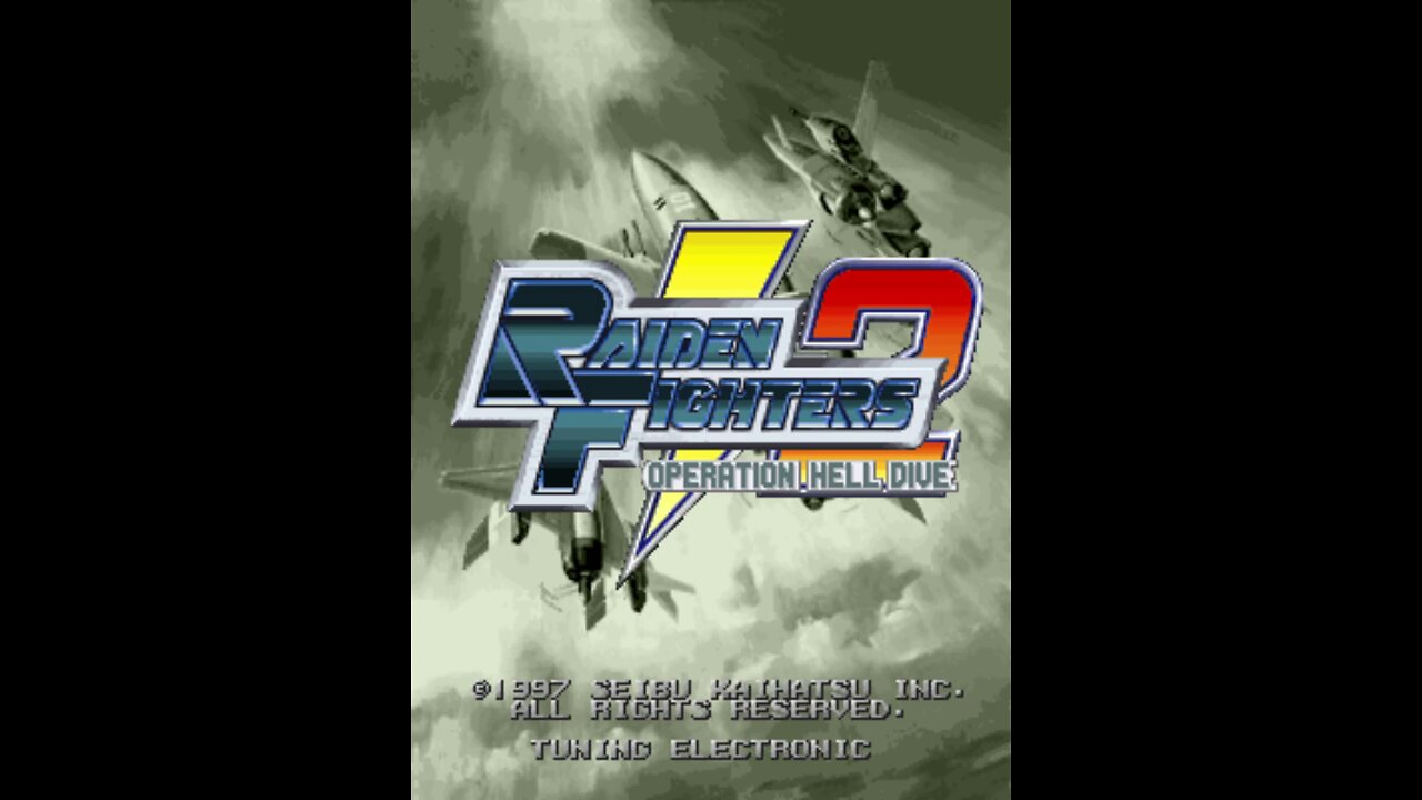 Raiden Fighters 2 Arcade Game, Seibu Kaihatsu 1997, Longplay