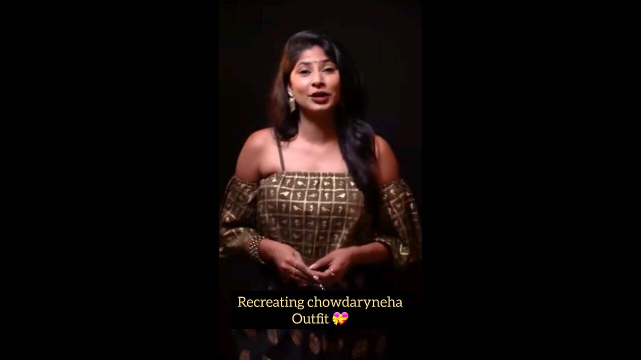 Recreating chowdaryneha outfit