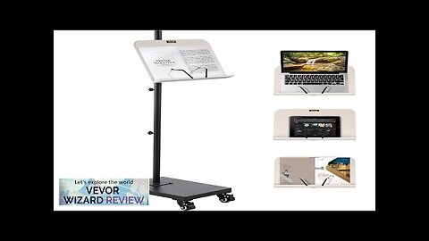 VEVOR Book Floor Stand 180° Viewing Angle Height & Panel Adjustable Reading Review