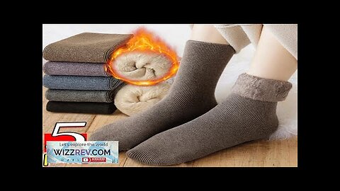 Women Men Winter Socks Warm Thicken Thermal Snow Boots Floor Socks Soft Review