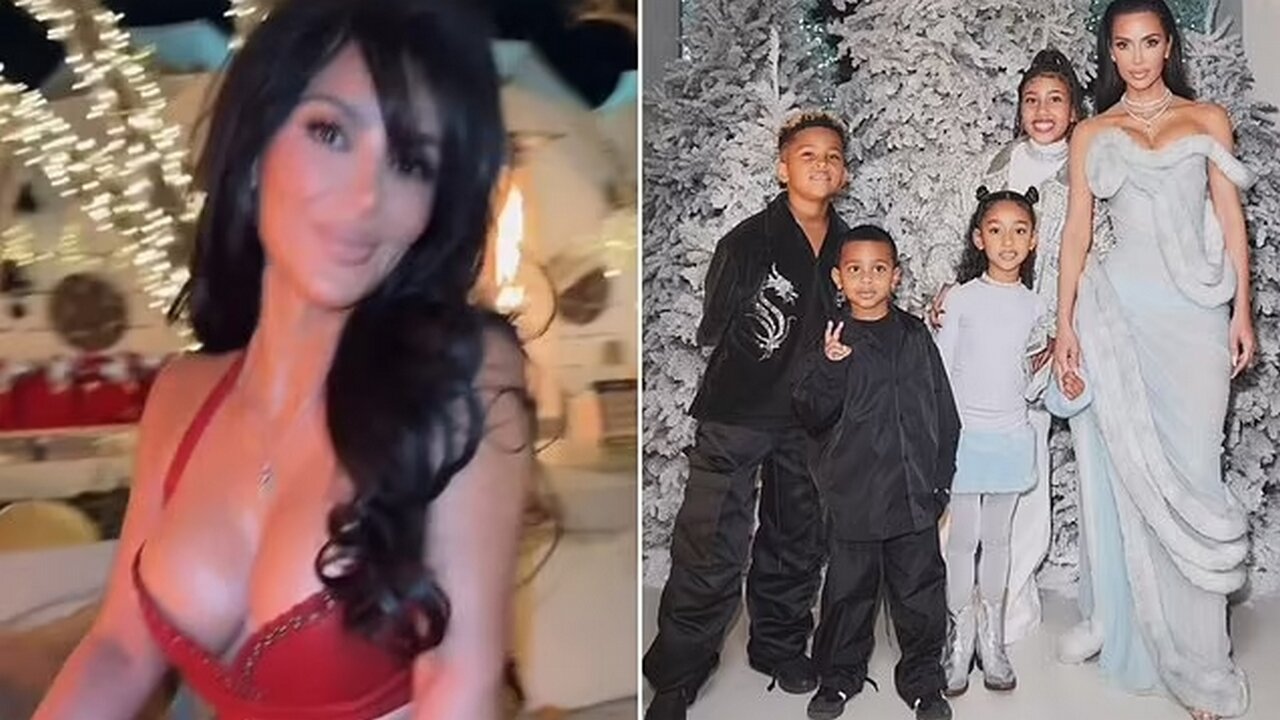 "Kim Kardashian Pays for Christmas Piano Magic"