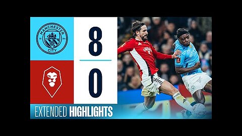 HIGHLIGHTS - Man City 8-0 Salford - McAtee hat-trick, Doku, Grealish, Mubama & O'Reilly Goals!