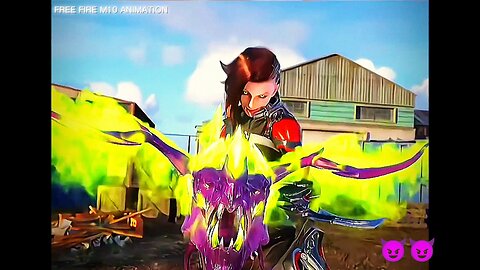 FREE FIRE M10 ANIMATION😈🔥#garenafreefire #freefire