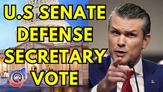 U.S Senate Defense Secretary Vote