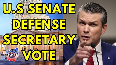 U.S Senate Defense Secretary Vote