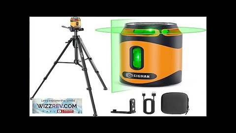 CIGMAN CM-505 Laser Level 360° Green Self-Leveling Cross Line 100Ft Rechargeable Battery Review