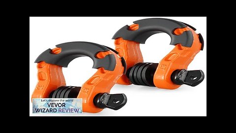 VEVOR 3/4" D-Ring Shackle 2 Pack Alloy Steel Shackles 66139 lbs (30 Review