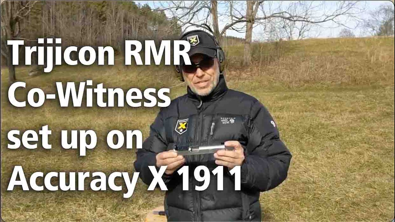 Trijicon RMR Co-Witness Sights for Accuracy X, Inc. Custom 1911