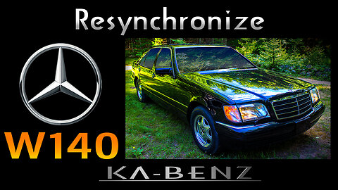 W140 Mercedes-Benz S-Class Resync Everything After Battery is Disconnect.