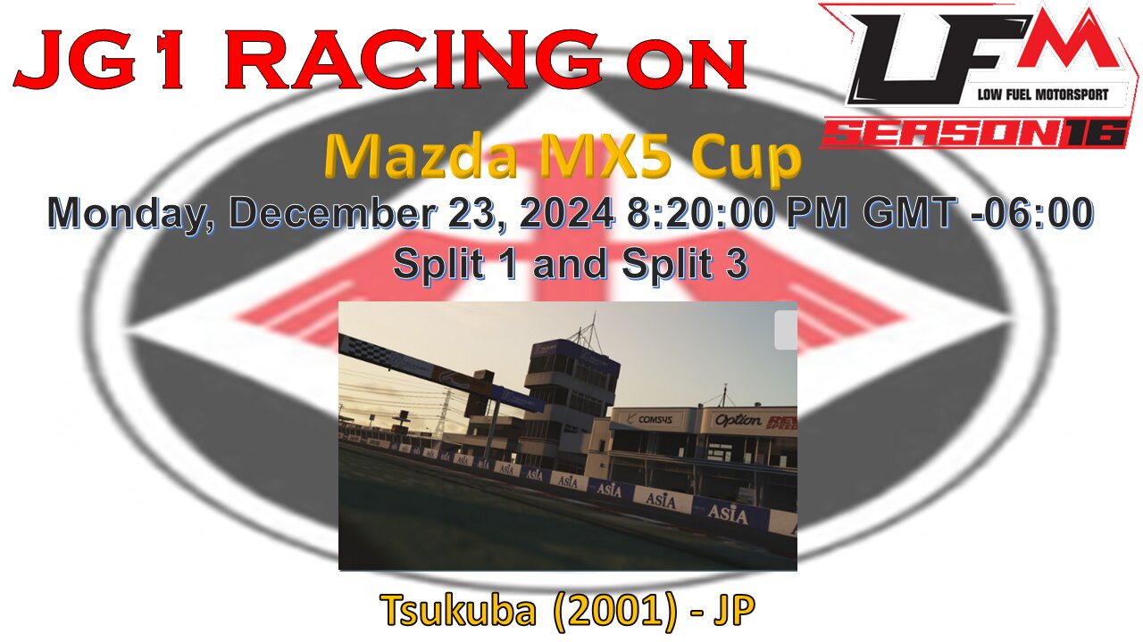 JG1 RACING on LFM - Mazda MX5 Cup - Tsukuba (2001) - JP - Split 1 and 3