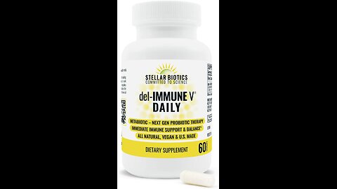 Boost Your Immunity with Del-Immune V Daily!