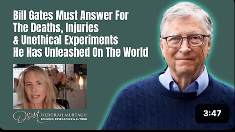 The US Corporation's DOD, Gates, Fauci, And Other Mass Murderers Have Been Killing Innocent People For Decades
